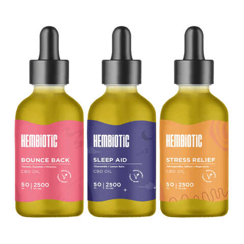 Hembiotic 2500mg Bulk CBD Oil - 50ml - The Hemp Wellness Centre