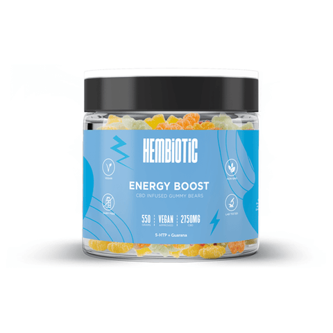 Hembiotic 2750mg Bulk CBD Gummy Bears - 550g - The Hemp Wellness Centre