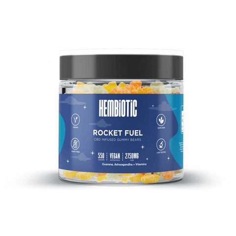 Hembiotic 2750mg Bulk CBD Gummy Bears - 550g - The Hemp Wellness Centre