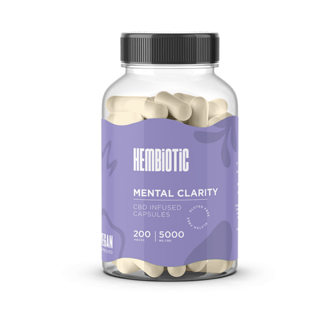 Hembiotic 5000mg Bulk CBD Capsules - 200 Caps - The Hemp Wellness Centre