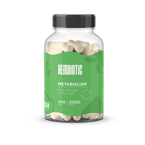 Hembiotic 5000mg Bulk CBD Capsules - 200 Caps - The Hemp Wellness Centre