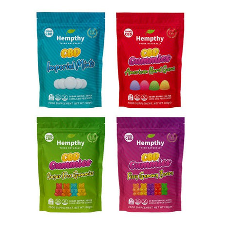Hempthy 300mg CBD Gummies 30 Ct Pouch - The Hemp Wellness Centre