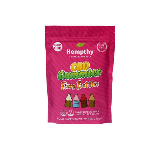 Hempthy 300mg CBD Gummies 30 Ct Pouch - The Hemp Wellness Centre