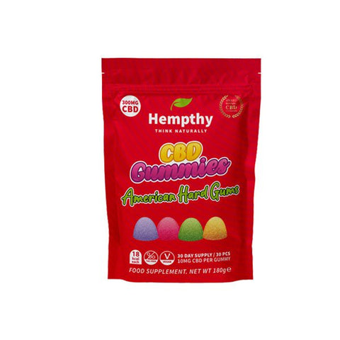 Hempthy 300mg CBD Gummies 30 Ct Pouch - The Hemp Wellness Centre