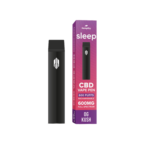 Hempthy 600mg CBD Disposable Vape Pen 600 Puffs - The Hemp Wellness Centre