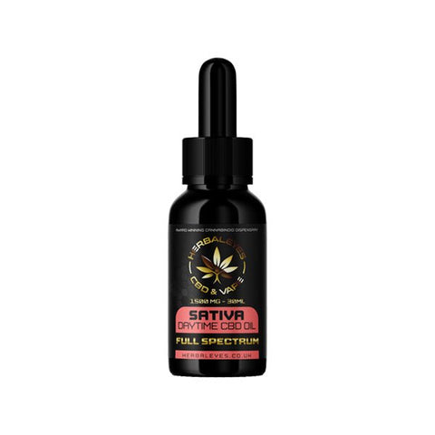 Herbaleyes 1500mg Full Spectrum CBD Sativa Oil - 30ml - The Hemp Wellness Centre