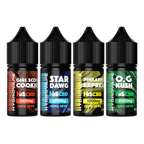 Hydrovape 1000mg H4 CBD E-liquid 30ml (70VG/30PG) - THWC Ltd