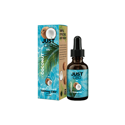 Just CBD 1000mg Coconut Oil Tincture - 30ml - The Hemp Wellness Centre
