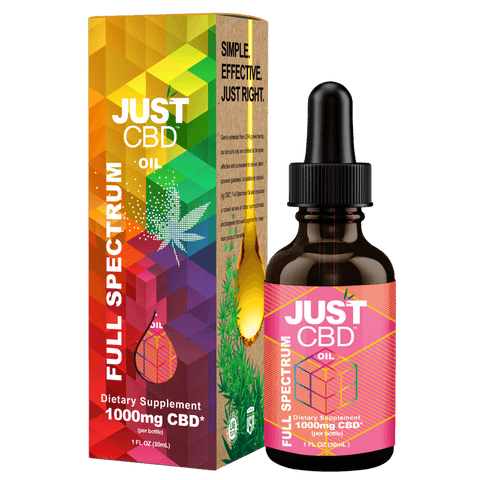 Just CBD 1000mg Full Spectrum Tincture - 30ml - The Hemp Wellness Centre