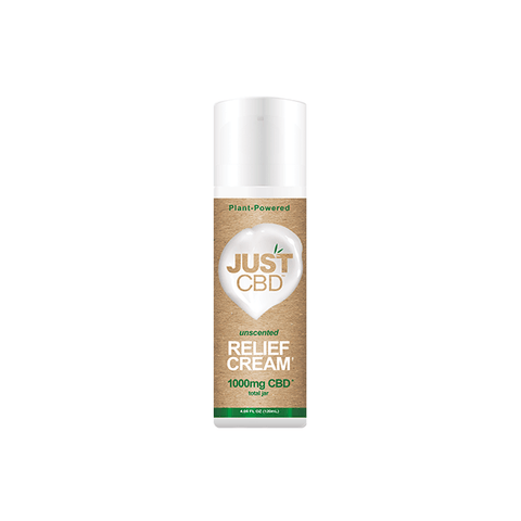 Just CBD 1000mg Pain Relief Cream - 120ml - The Hemp Wellness Centre