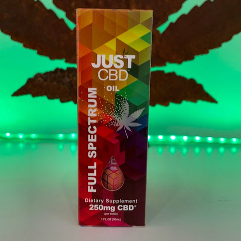 Just CBD 250mg Full Spectrum Tincture - 30ml - The Hemp Wellness Centre