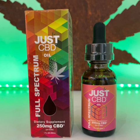 Just CBD 250mg Full Spectrum Tincture - 30ml - The Hemp Wellness Centre