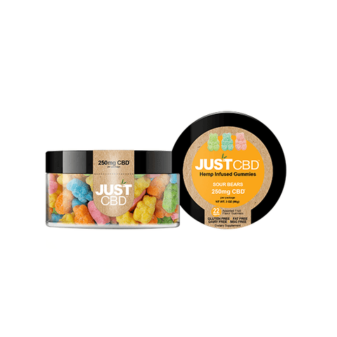 Just CBD 250mg Gummies - 88g - The Hemp Wellness Centre