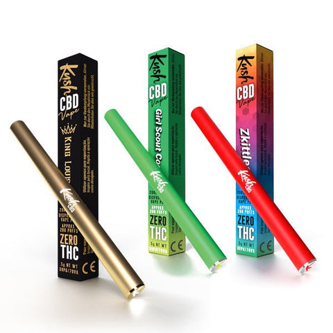 Kush Vape 200mg CBD Disposable Vape Pen (70VG/30PG) - The Hemp Wellness Centre