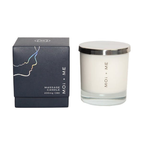 MOi + ME 200mg CBD Relaxation Massage Candle - The Hemp Wellness Centre