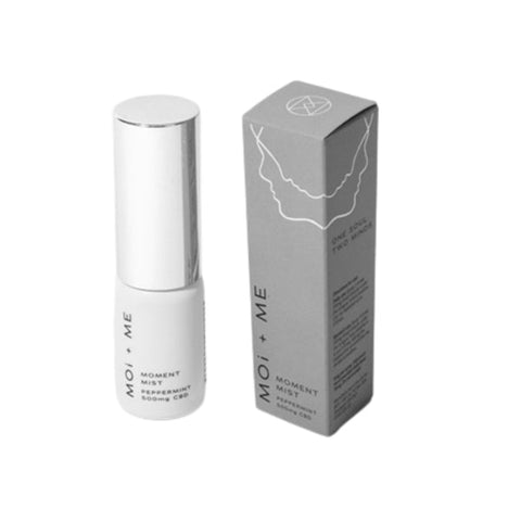 MOi + ME 500mg CBD Moment Mist Peppermint Mouth Spray - 10ml - The Hemp Wellness Centre