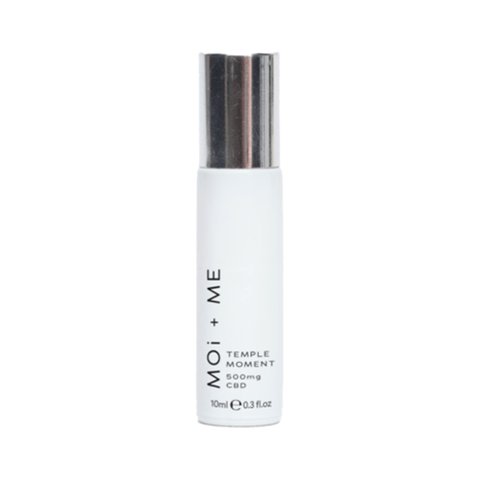 MOi + ME 500mg CBD Temple Moment Oil Roller - 10ml - The Hemp Wellness Centre