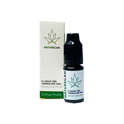 Naturecan 1000mg CBD E-Liquid 10ml (80VG/20PG) - The Hemp Wellness Centre