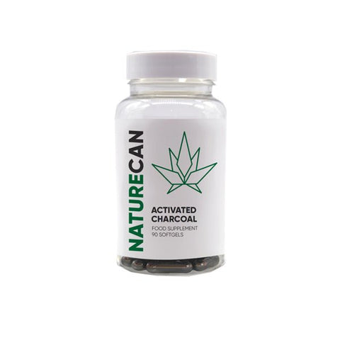 Naturecan Activated Charcoal Capsules - 90 Caps - The Hemp Wellness Centre
