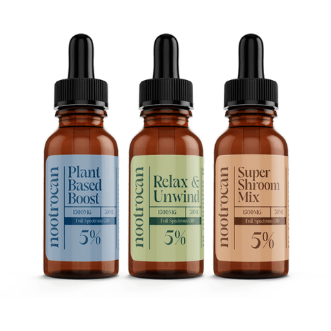 Nootrocan 1500mg Full Spectrum CBD & Mushroom Oil - 30ml - The Hemp Wellness Centre