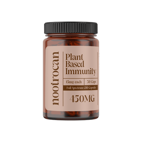 Nootrocan 450mg Full Spectrum CBD Capsules & Mushroom Oil - 30 Caps - The Hemp Wellness Centre