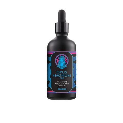 Opus Magnum High Potent 8000mg Full Spectrum CBD Oil 50ml - THWC Ltd