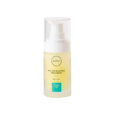 Poko 300mg CBD AHA Exfoliating Treatment - 30ml - The Hemp Wellness Centre