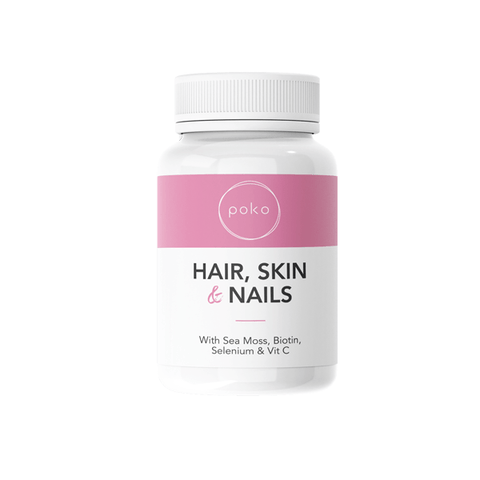 Poko Hair Skin & Nails Supplement Capsules - 60 Caps - The Hemp Wellness Centre