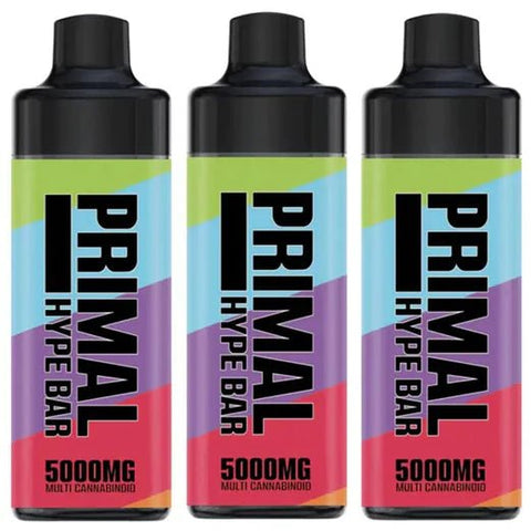 Primal Hype Bar 5000mg CBD Disposable Vape - 15000 Puffs - The Hemp Wellness Centre