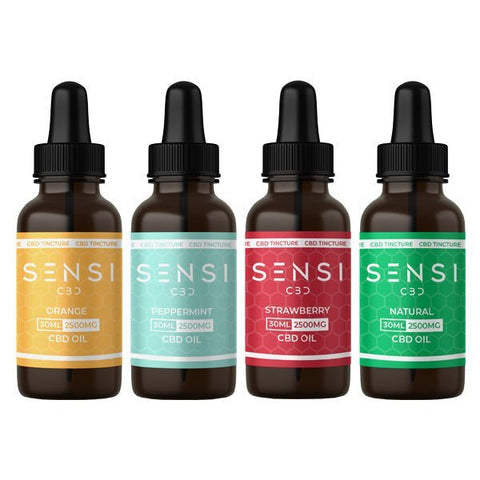 Sensi CBD 2500mg CBD Tinture Oil 30ml - The Hemp Wellness Centre