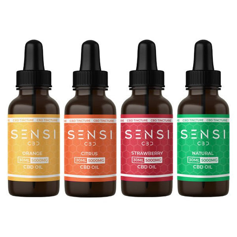 Sensi CBD 5000mg CBD Broad-Spectrum Tinture Oil 30ml - The Hemp Wellness Centre