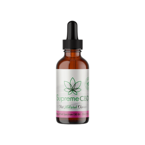 SHOP Supreme CBD 1000mg Full Spectrum CBD Tincture Oil - 30ml - The Hemp Wellness Centre