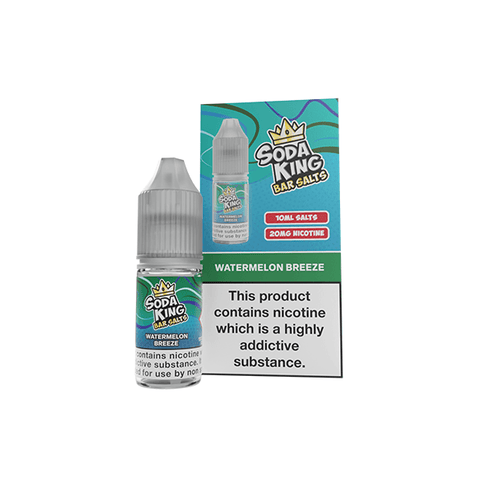 Soda King Bar SALTS 20mg Nic Salts 10ml - (50VG/50PG) - The Hemp Wellness Centre