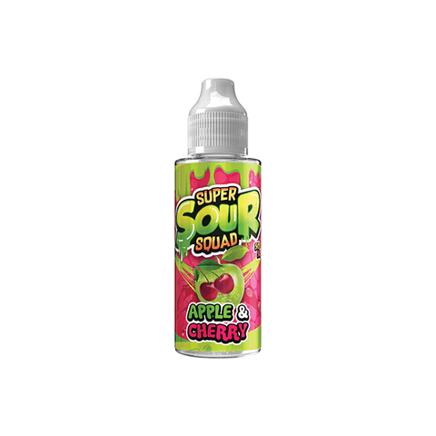 Super Sour Squad 100ml E-liquid 0mg (50VG/50PG) - The Hemp Wellness Centre