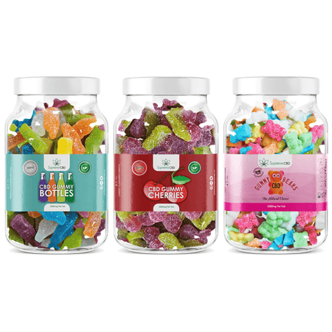 Supreme CBD 3200mg Broad Spectrum CBD Large Gummies - The Hemp Wellness Centre