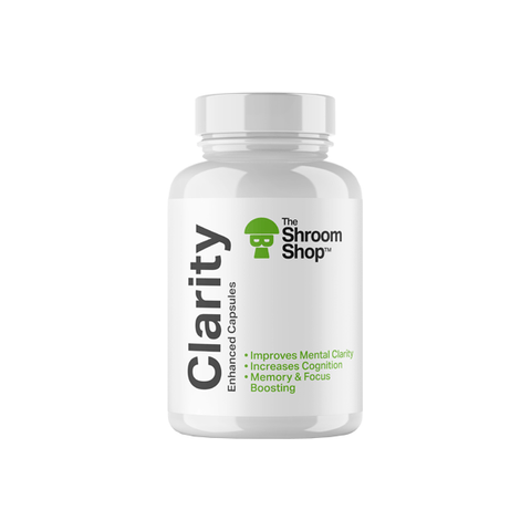 The Shroom Shop Enhanced Clarity 67500mg Capsules - 90 Caps - The Hemp Wellness Centre