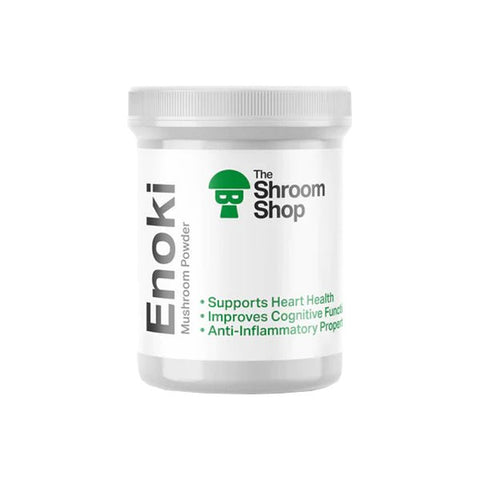 The Shroom Shop Enoki Mushroom 90000mg Powder - The Hemp Wellness Centre