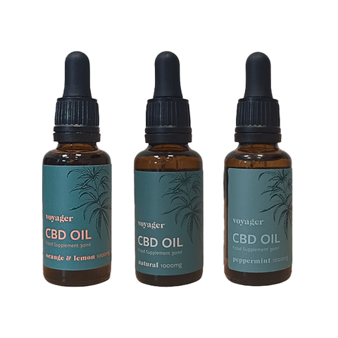 Voyager 1000mg CBD Oil 30ml - THWC Ltd