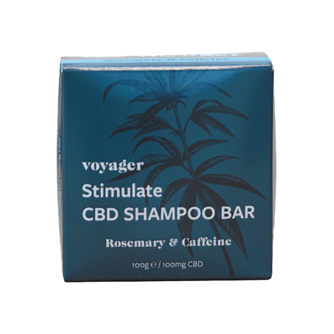 Voyager 100mg CBD Stimulate Shampoo Bar - 100g - THWC Ltd