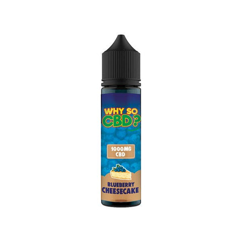 Why So CBD? 1000mg Full Spectrum CBD E-liquid 60ml - The Hemp Wellness Centre