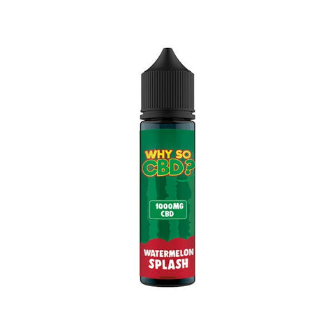 Why So CBD? 1000mg Full Spectrum CBD E-liquid 60ml - The Hemp Wellness Centre