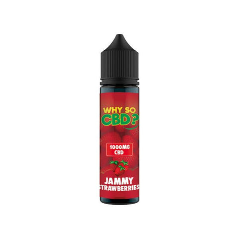 Why So CBD? 1000mg Full Spectrum CBD E-liquid 60ml - The Hemp Wellness Centre