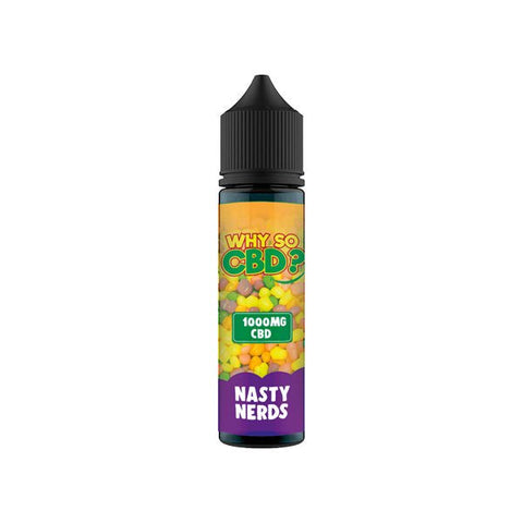 Why So CBD? 1000mg Full Spectrum CBD E-liquid 60ml - The Hemp Wellness Centre