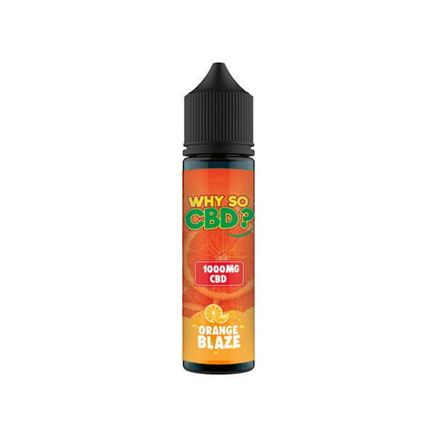 Why So CBD? 1000mg Full Spectrum CBD E-liquid 60ml - The Hemp Wellness Centre