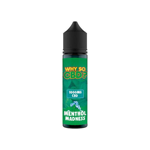 Why So CBD? 1000mg Full Spectrum CBD E-liquid 60ml - The Hemp Wellness Centre