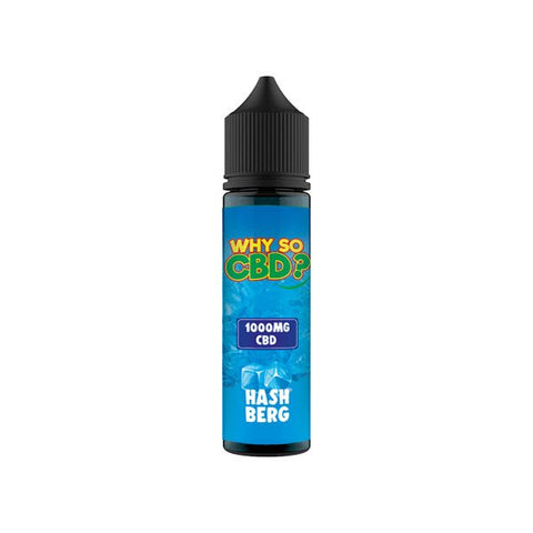 Why So CBD? 1000mg Full Spectrum CBD E-liquid 60ml - The Hemp Wellness Centre