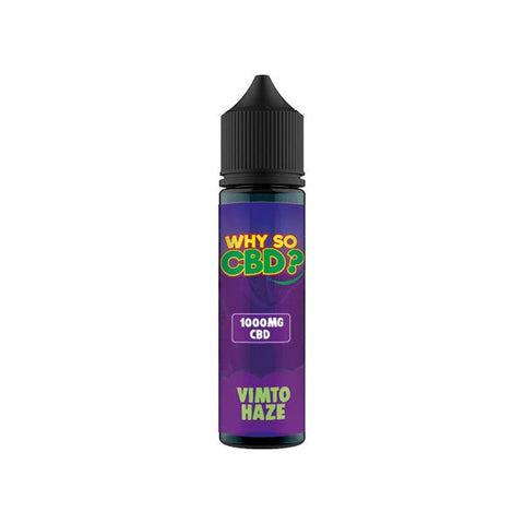 Why So CBD? 1000mg Full Spectrum CBD E-liquid 60ml - The Hemp Wellness Centre
