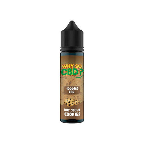 Why So CBD? 1000mg Full Spectrum CBD E-liquid 60ml - The Hemp Wellness Centre