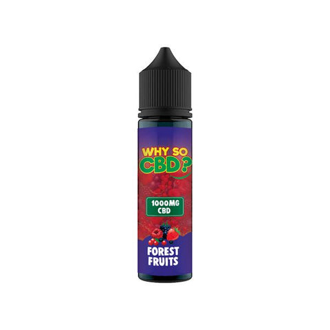 Why So CBD? 1000mg Full Spectrum CBD E-liquid 60ml - The Hemp Wellness Centre