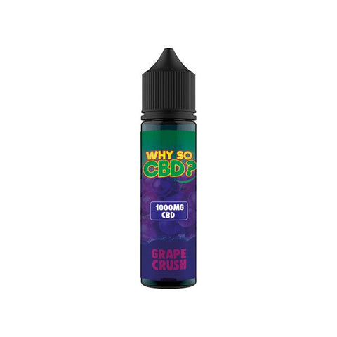 Why So CBD? 1000mg Full Spectrum CBD E-liquid 60ml - The Hemp Wellness Centre